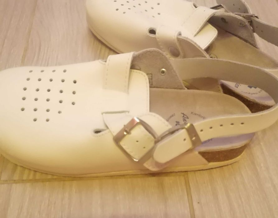 Nowe buty anatomiczne ze skóry naturalnej rozmiar 37