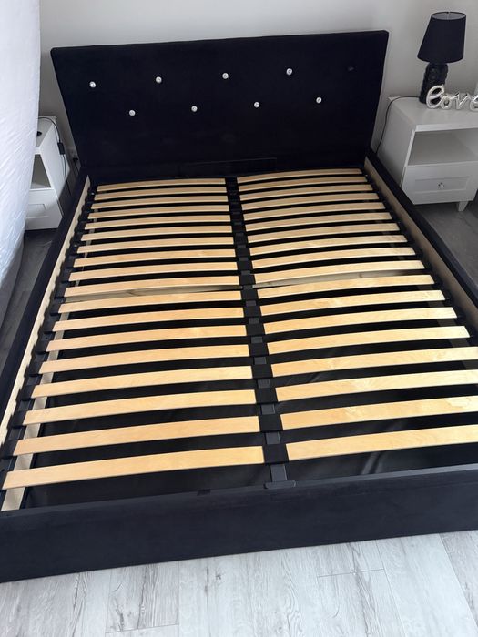 Łóżko welurowe 160x200