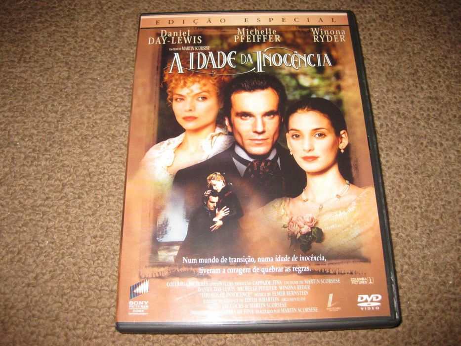 DVD "A Idade da Inocência" com Michelle Pfeiffer/Raro!