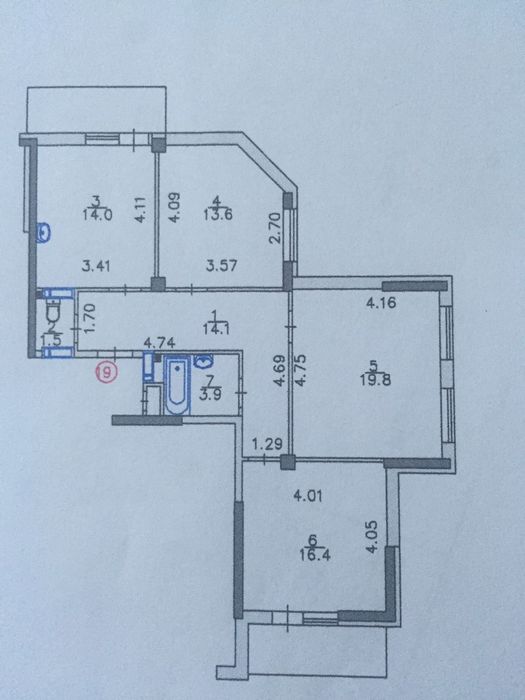 3-кімнатна квартира за адресою просп. Лобановського (площа 87 м²) - Atlanta.ua - фото 9