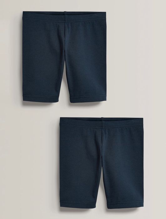 140 146 George 2pak granatowe krótkie spodenki kolarki legginsy na wf