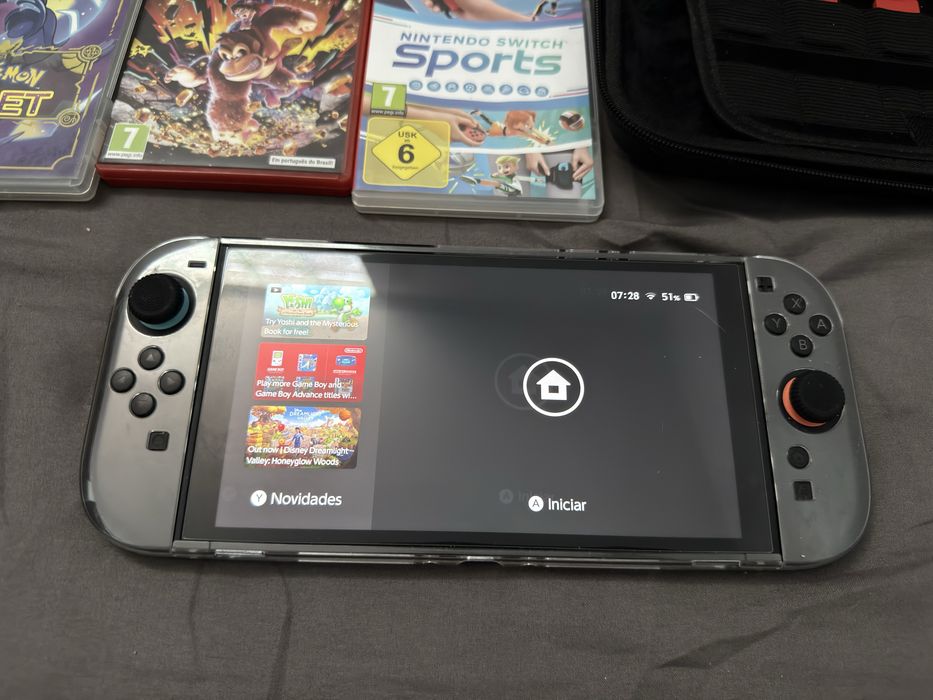 Nintendo Switch 2 + 4 Jogos