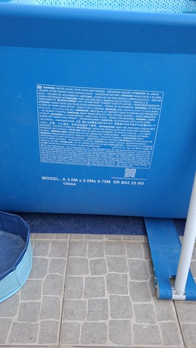 Piscina intex desmontável