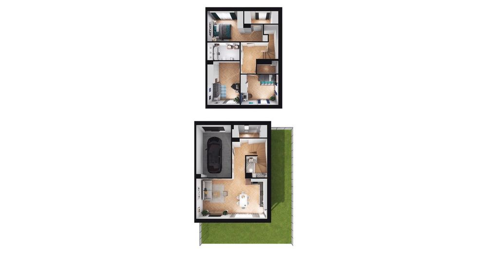 Inteligentny dom 118,87 m² w standardzie – pohled 4