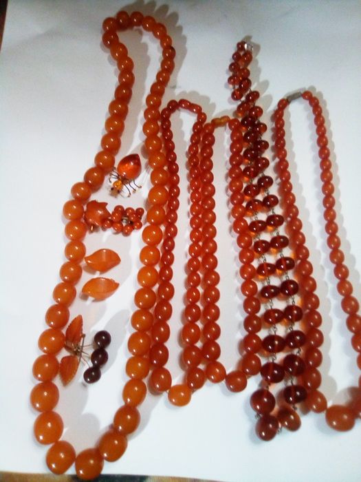 янтарь брож ссср, янтарные бусы ссср, янтарный браслет