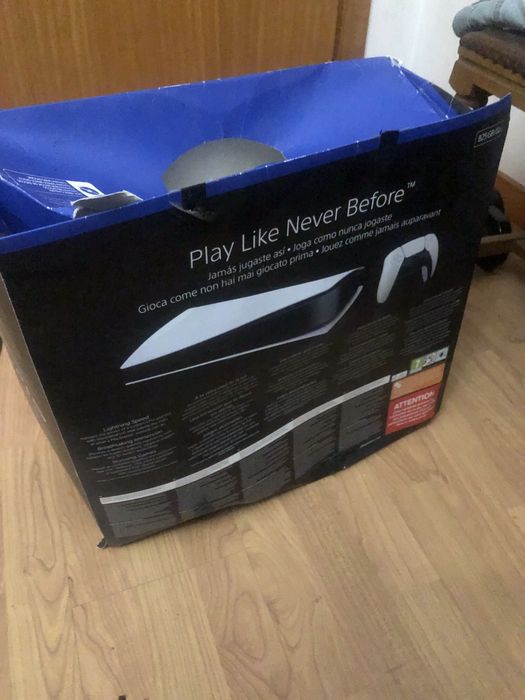 Caixa ps5 (versao grossa) sem leitor
