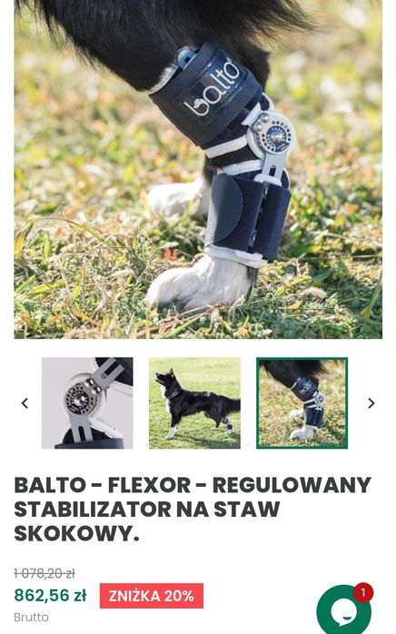 Stabilizator stawu skokowego Balto Flexor xxl