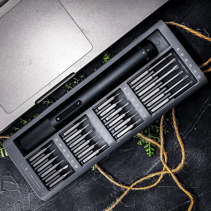 Нова акумуляторна електрична прецизійна викрутка Xiaomi Mijia Electric Screwdriver 24 in 1