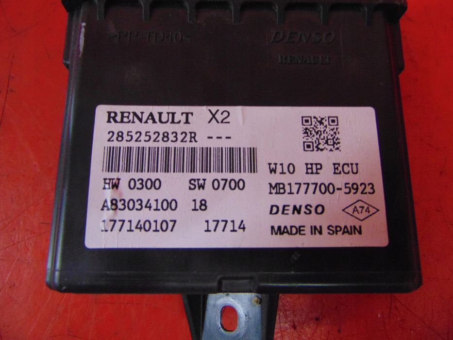 renault zoe 12- moduł sterownik nagrzewnicy