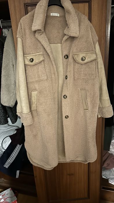 Casaco camel quentinho