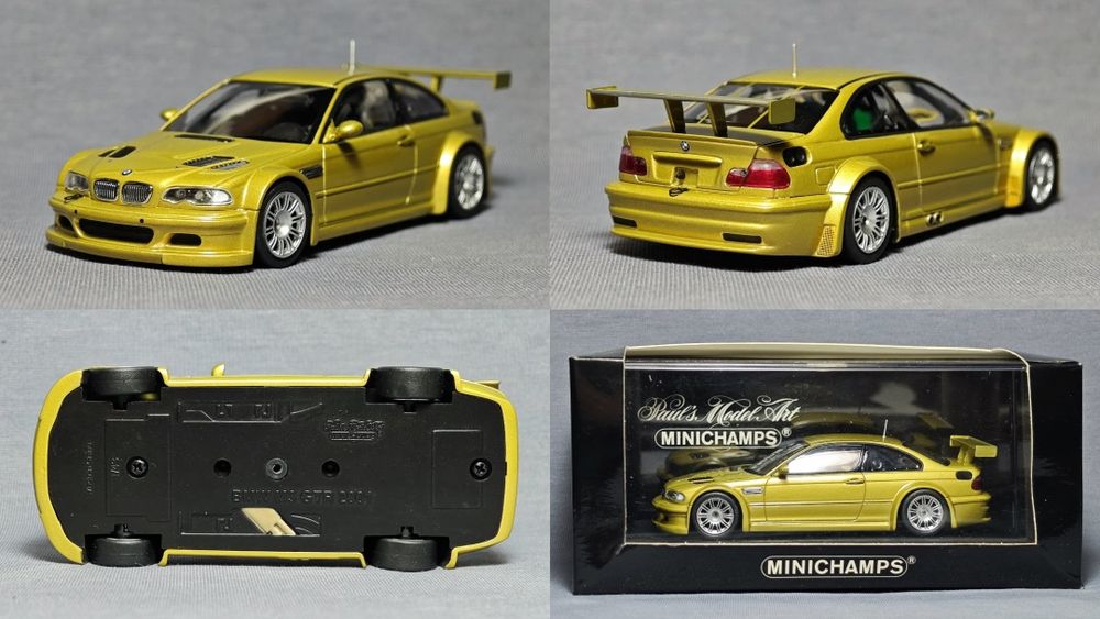 Модели 1/43 BMW Е24, M3 GTR E46, DTM E92, E12 (Minichamps)