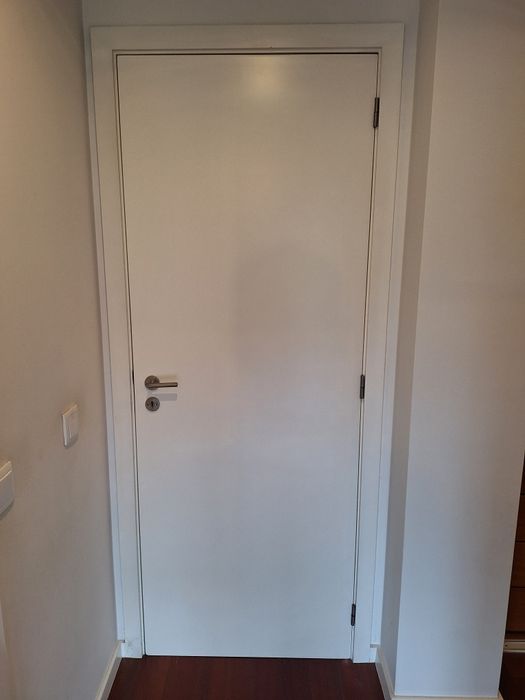 Portas madeira lacadas branco