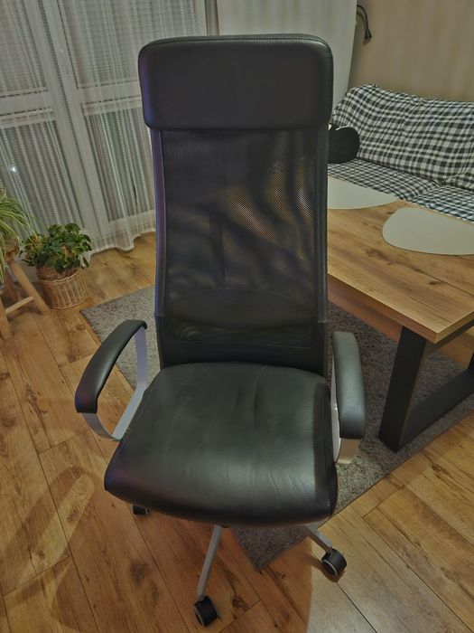 Fotel Ikea Markus eko skóra