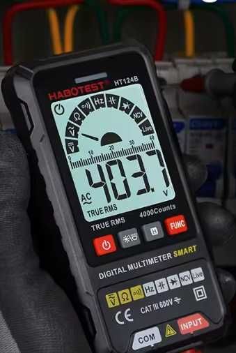 Цифровой автоматический смарт мультиметр HABOTEST HT124B.