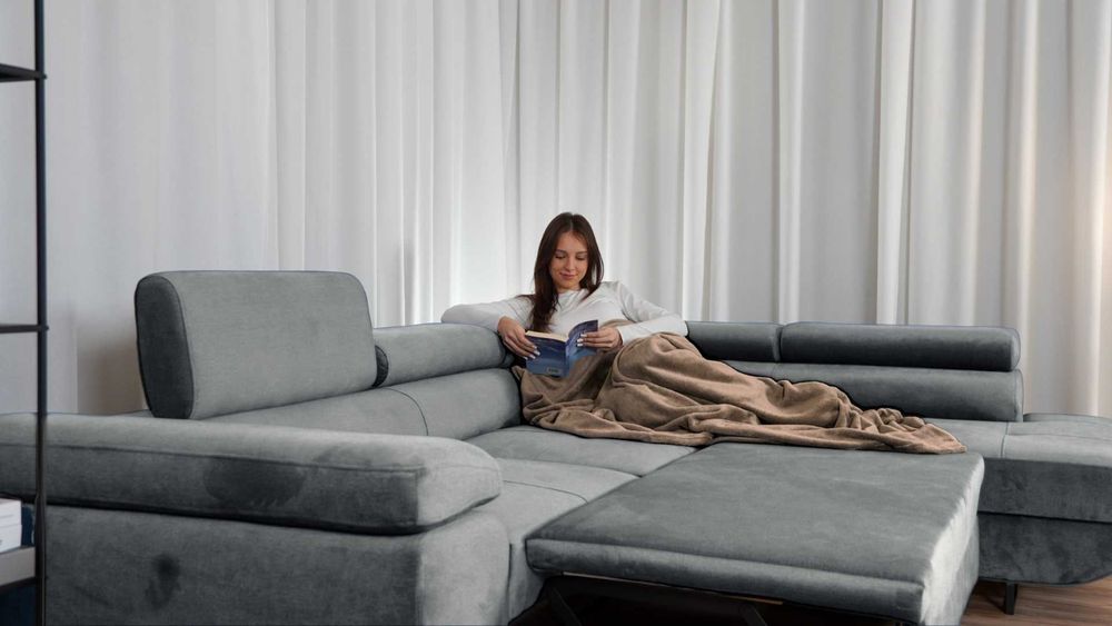 Narożnik Rio. Rogówka. Regulowane zagłówki. Sprężyny! Szybka dostawa!