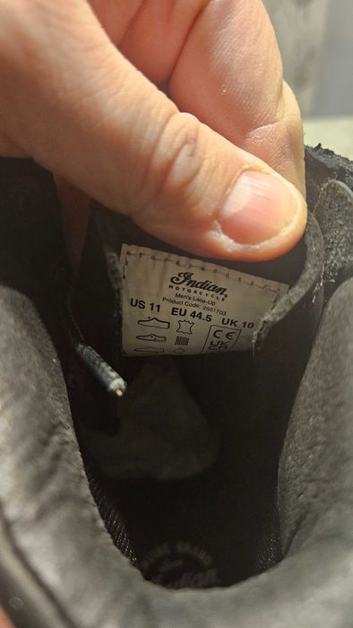 Buty Indian czarne 44.5 EU