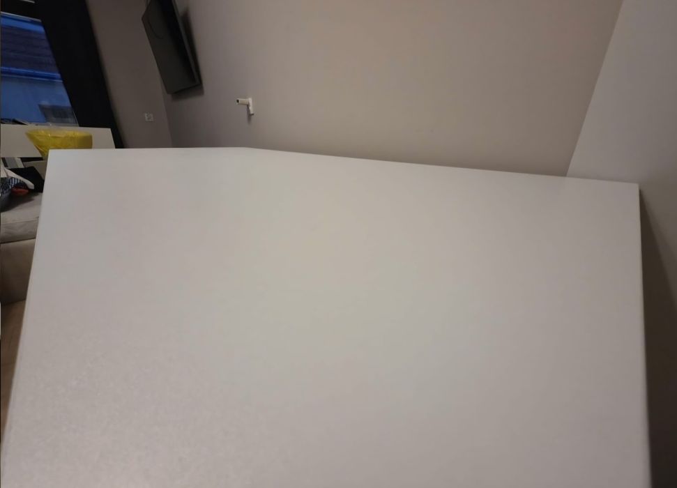 Biurko STAUNING 80x160 w białym kolorze.