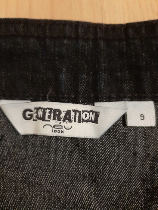 Spodnie jeansy wysoki stan rozm. 134