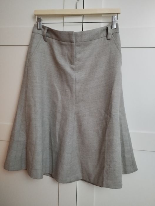 Spódnica MIDI jodełka 4 S 100% wełna J.Crew