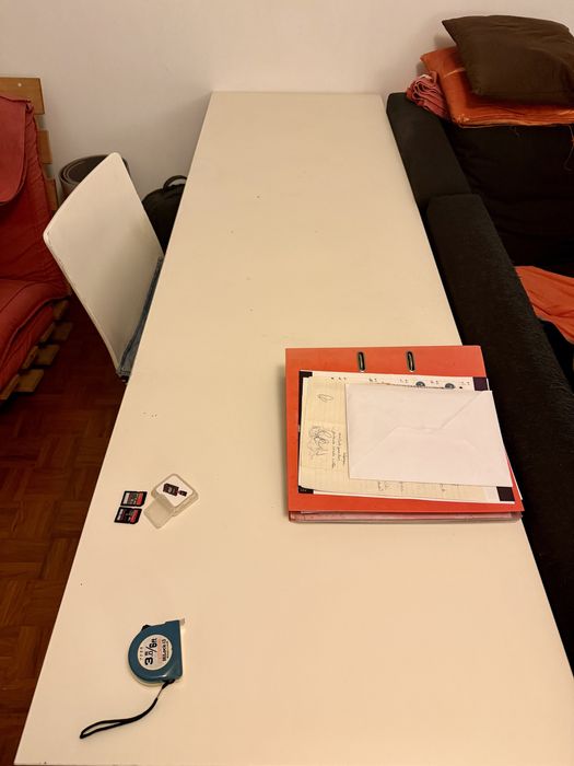 Bancada de trabalho branco 200x60