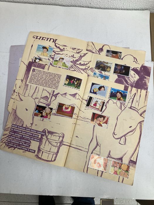 Caderneta Cromos Heidi Marco Incompleta
