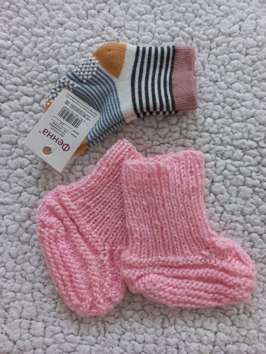 Носки, носочки для новонародженого. Нові. 56-62