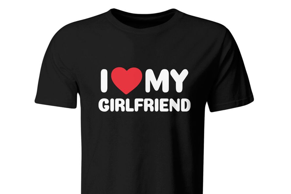 Koszulka I Love my Girlfriend. Prezent dla Chłopaka, roz. XL