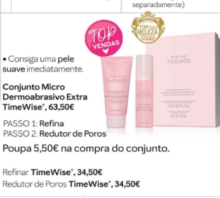 Promoção micro dermoabrasivo mary kay