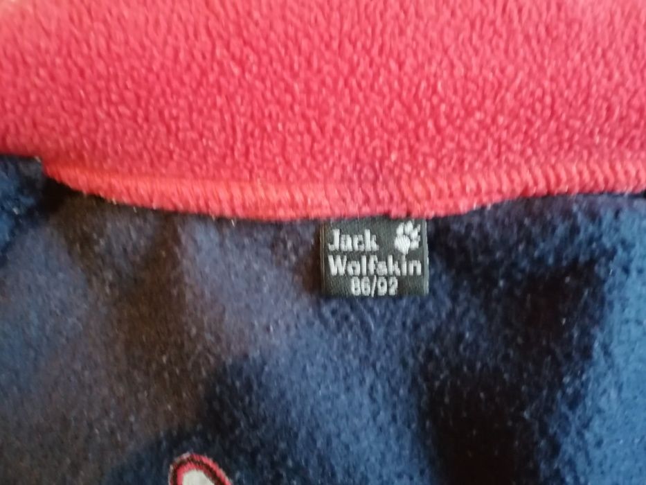 JACK WOLFSKIN - Chłopięca Gruba i Ciepła Bluza Polarowa, POLAR 86/92