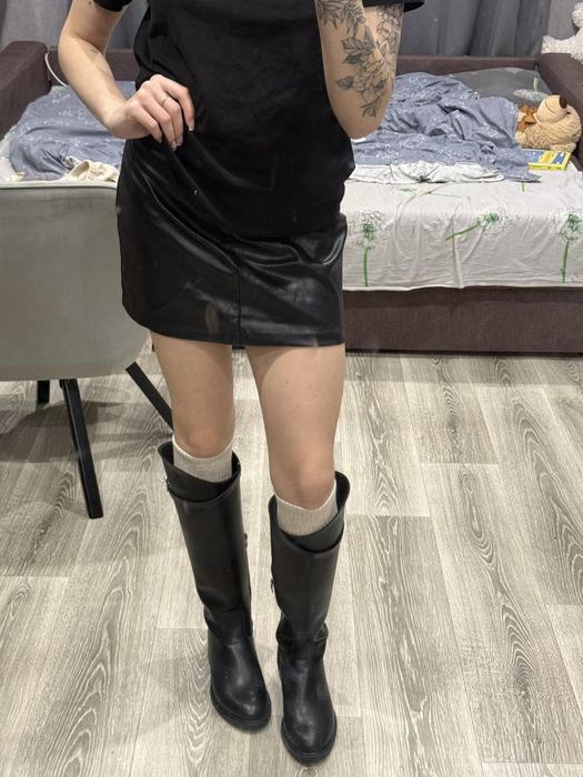 Спідниця кожана