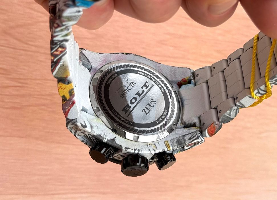 Invicta 34714 Reserve Bolt Zeus 53 мм Graffiti HydroPlated 200MT Swiss