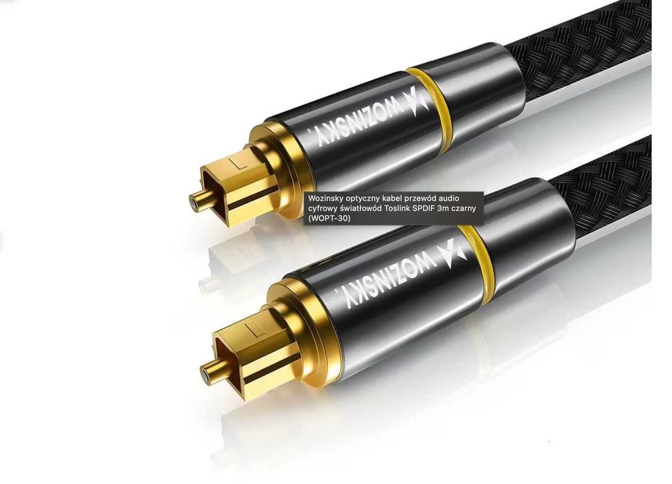 Kabel optyczny Toslink Wozinsky 3 m