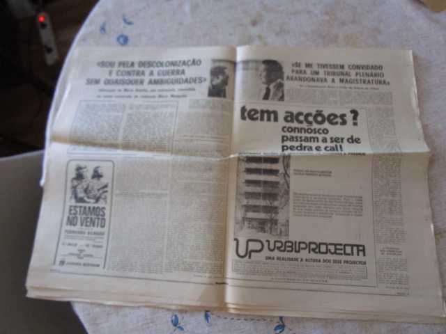 jornal 25 abril 1974 27 / 4 Libertação Caxias Entrevista Mário Soares