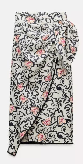 Продам спідницю юбку парео Zara льон лен