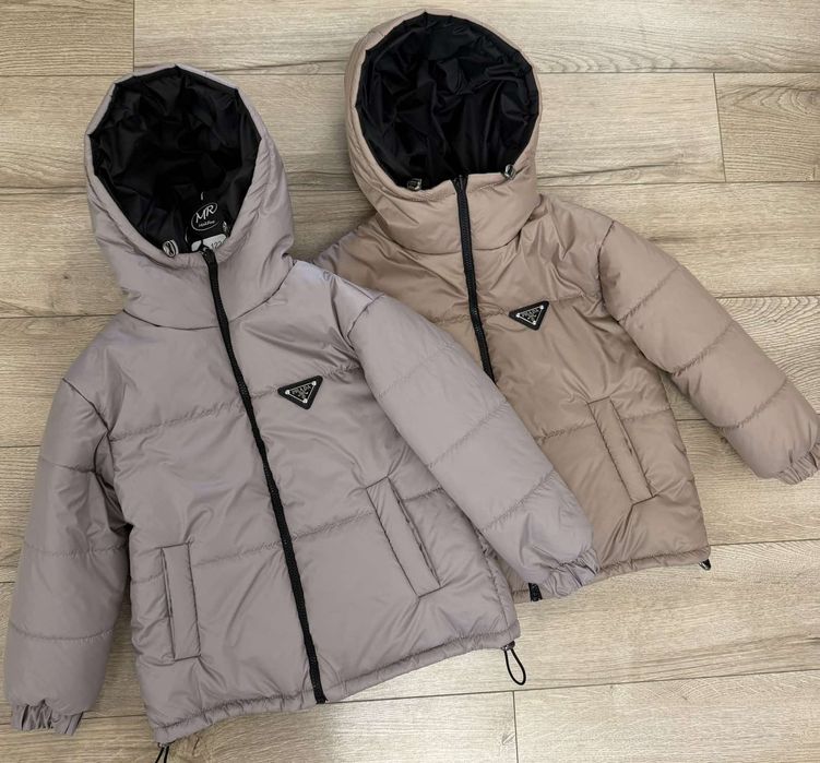 Куртка двухстороння для дівчат р 122 - 146