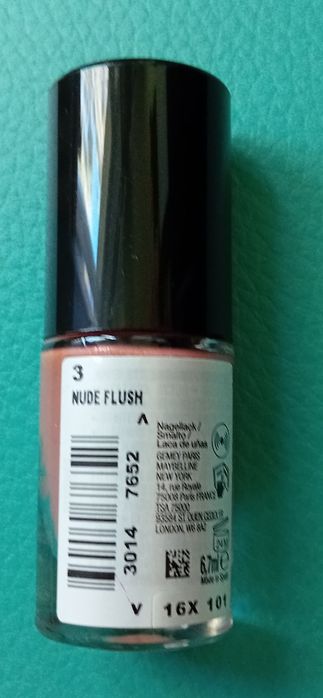 Maybelline -lakier do paznokci Fast Gel, z efektem żelu/6,7ml, 3 Nude Flush