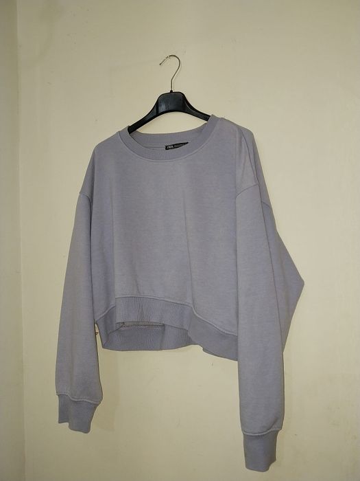 Short lilac sweatshirt