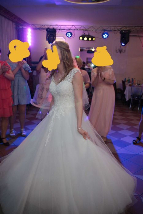Suknia ślubna 164cm+4cm obcas