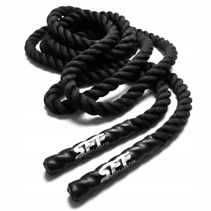 Lina Treningowa Power Battle Rope Siłownia 9 Metrów Crossfit Ćwiczeń