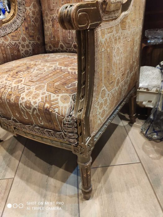 Fotel - berżera Ludwik XVI super cena
