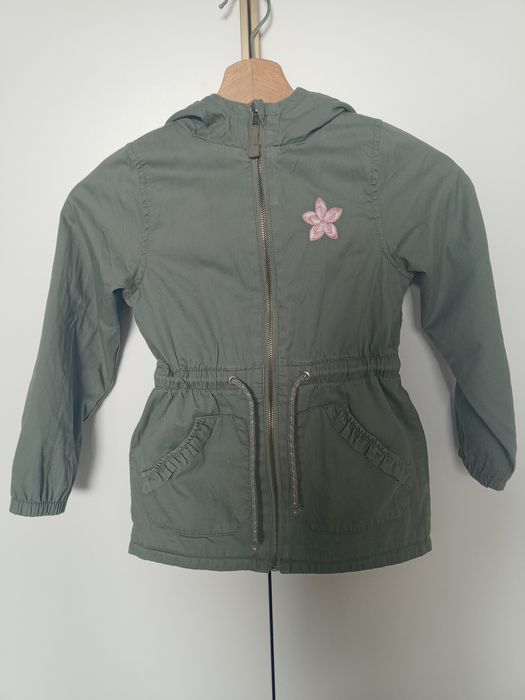 Parka kurtka zielona 122