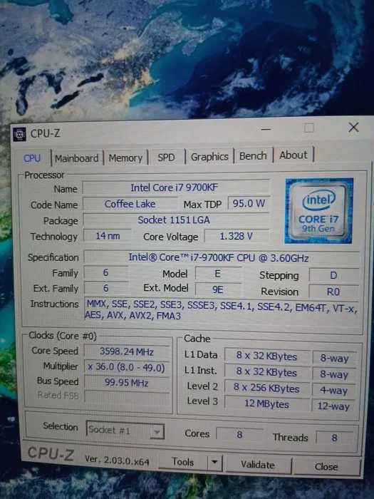 Msi Z390 + I7 9700KF + Noctua NH12