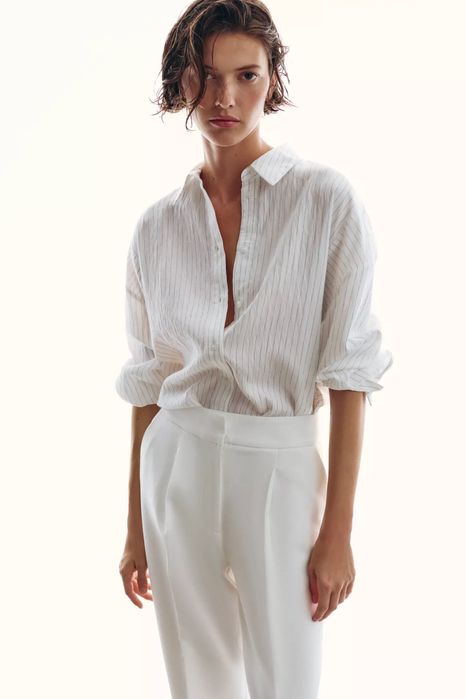Штани / брюки Zara нові білі