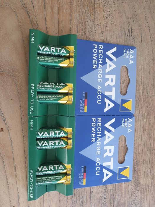 Батарейка/aккумулятор формат  ААА минипальчик Varta 1000mAh.