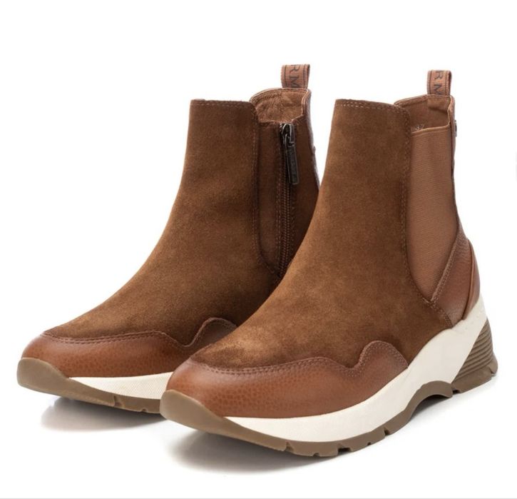 CARMELA Essential Love r. 38 – Skórzane botki Premium, Camel