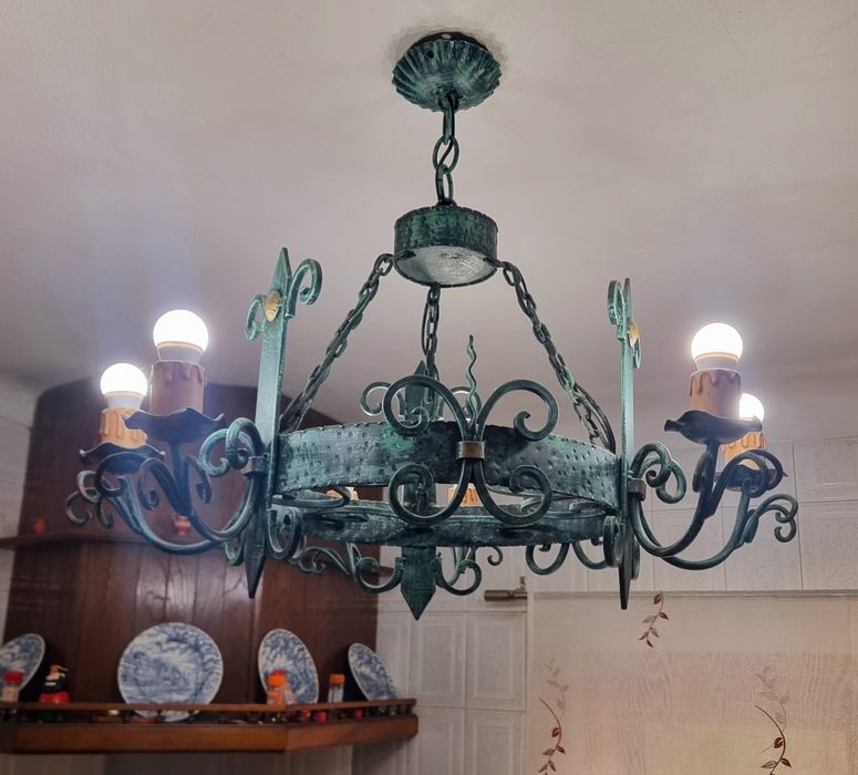 Candeeiro estilo rústico