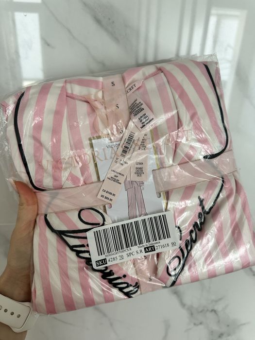Сатинова піжама Victoria’s Secret! Опигінал! Розмір S regular
