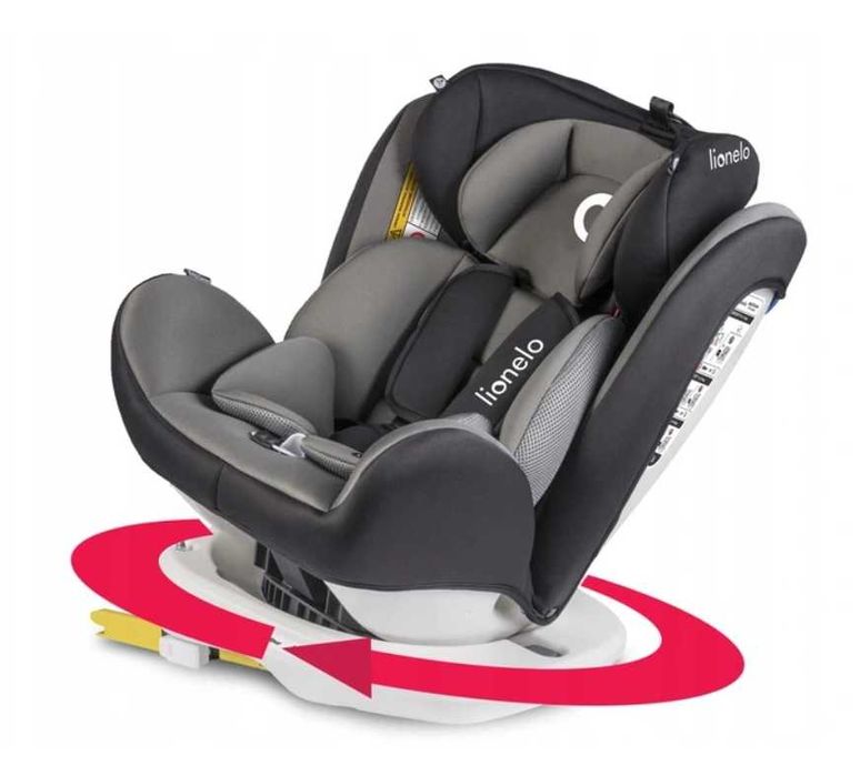 Fotelik Samochodowy Lionelo Bastiaan 0-36kg ISOFIX + BAZA