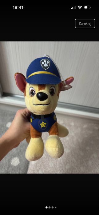 Maskotka pluszak pies piesek chase psi patrol