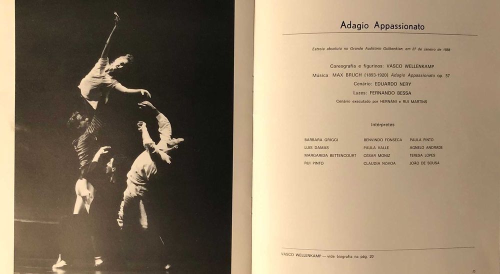 Ballet Gulbenkian 1987/88: 2º programa – Janeiro 1987